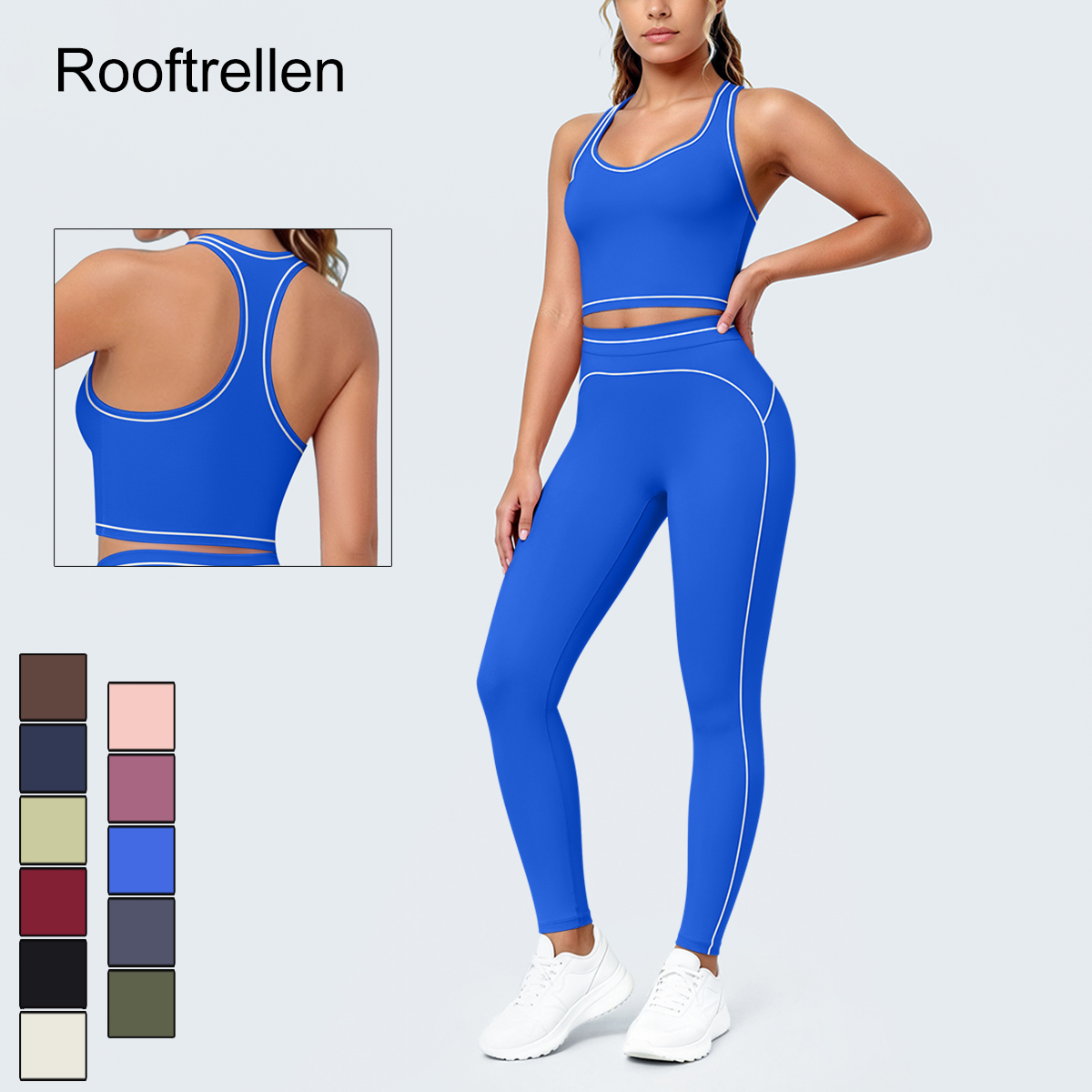 Yoga Fitness Matte - Woman Summer Gym Sports Yoga Set