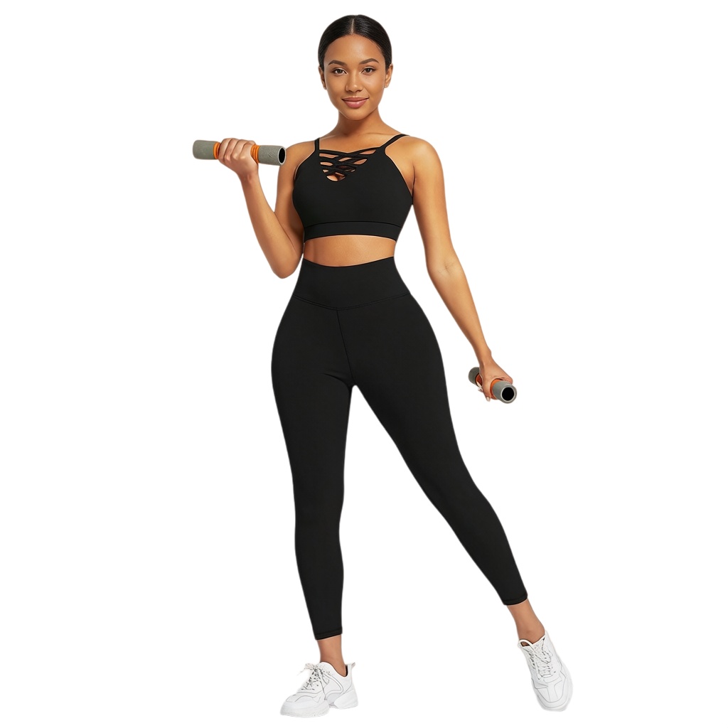 Yoga Fitness Hoodie - 3 Pieces Women's Yoga Fitness Set