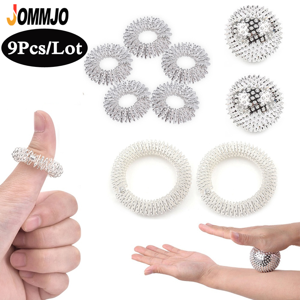 Yoga Fitness Ball - 9Pcs/Lot Men Women Pressure Relief Yoga