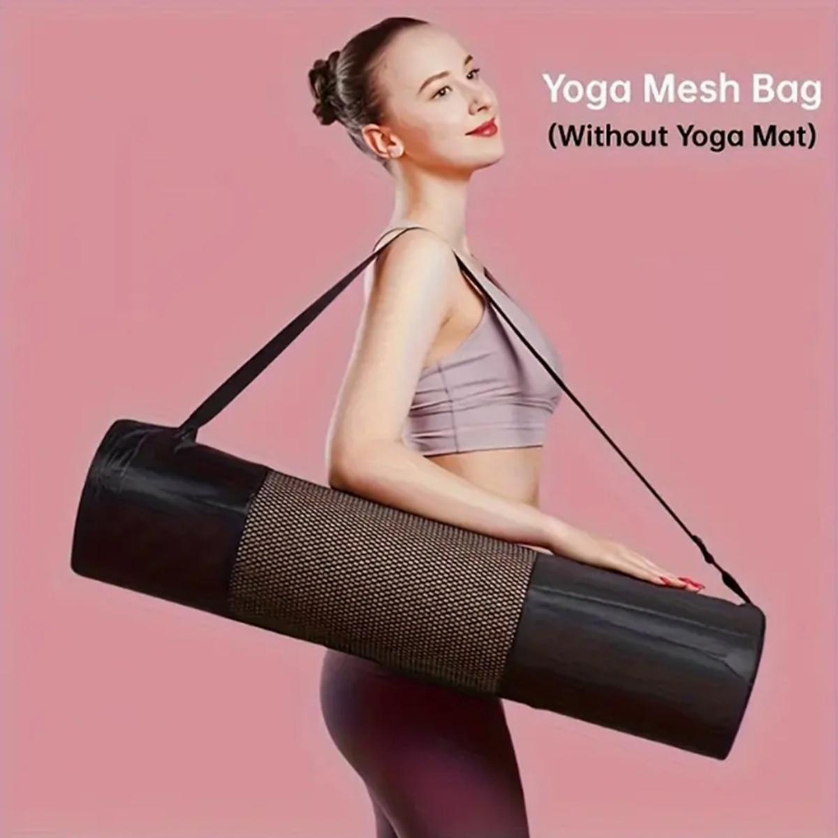 Yoga Fitness Matte - 1 Breathable Yoga Mat Storage Mesh