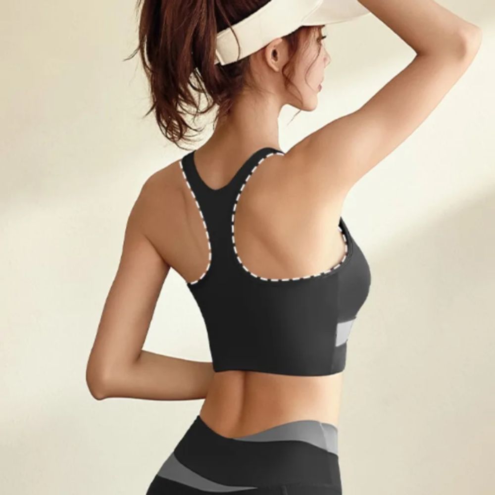 Yoga Blocks - High Waist Color Block Yoga Set