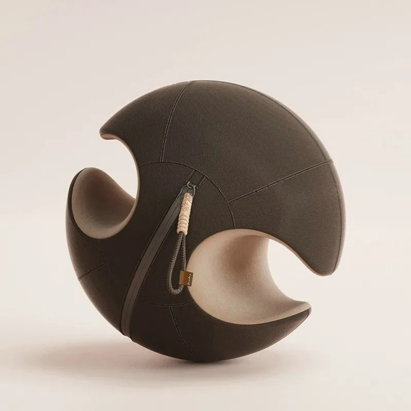 Yoga Fitness Ball - Customizable Wave speed ball, semi-circular balance