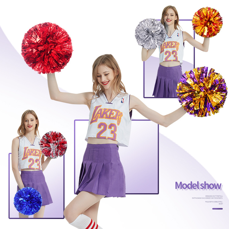 Yoga Fitness Ball - 10pcs Cheerleading gymnastics flower ball cheer