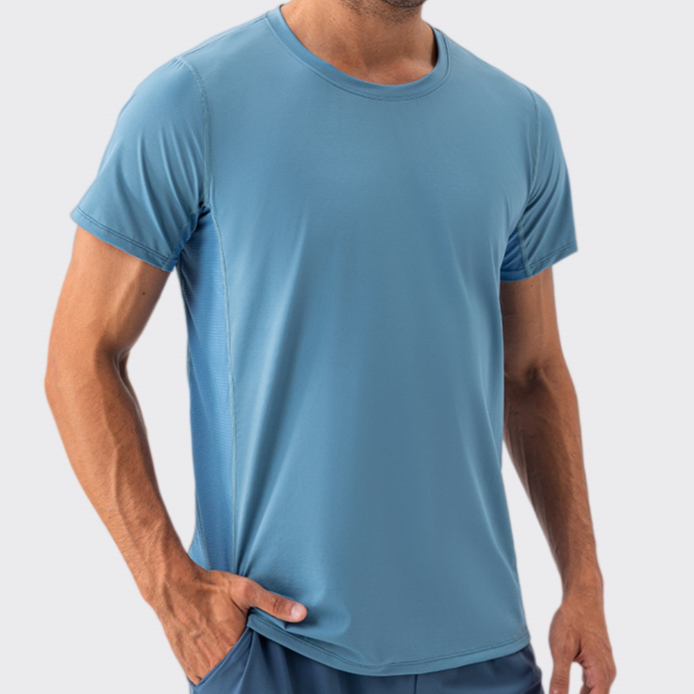 Quick Dry Sports T-Shirt Short - Yoga Fitness Logo 评论和价格
