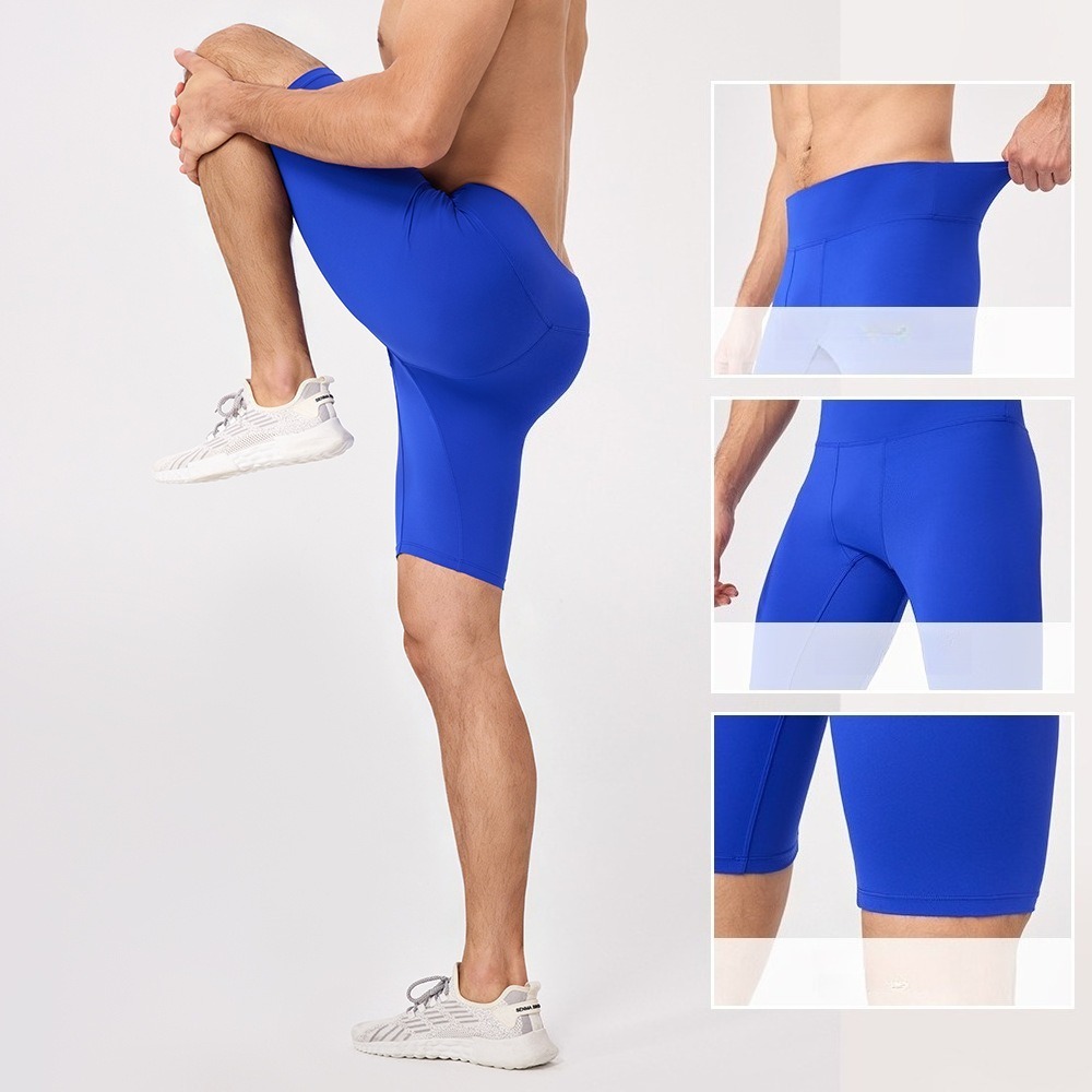 Men 5 Inch Compression Yoga Sh - Yoga Fitness For Men 评论和价格