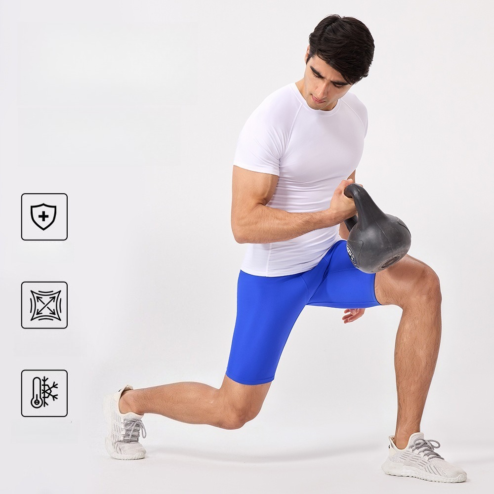 Men 5 Inch Compression Yoga Sh - Yoga Fitness For Men 评论和价格