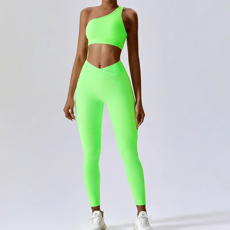 Ribbed Yoga Set Sportswear Wom - Yoga Fitness Hoodie 评论和价格