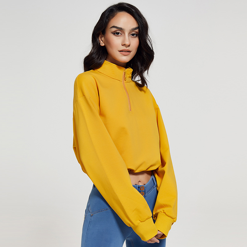 WESTSHAN EU Size Stand Collar  - Yoga Fitness Hoodie 评论和价格