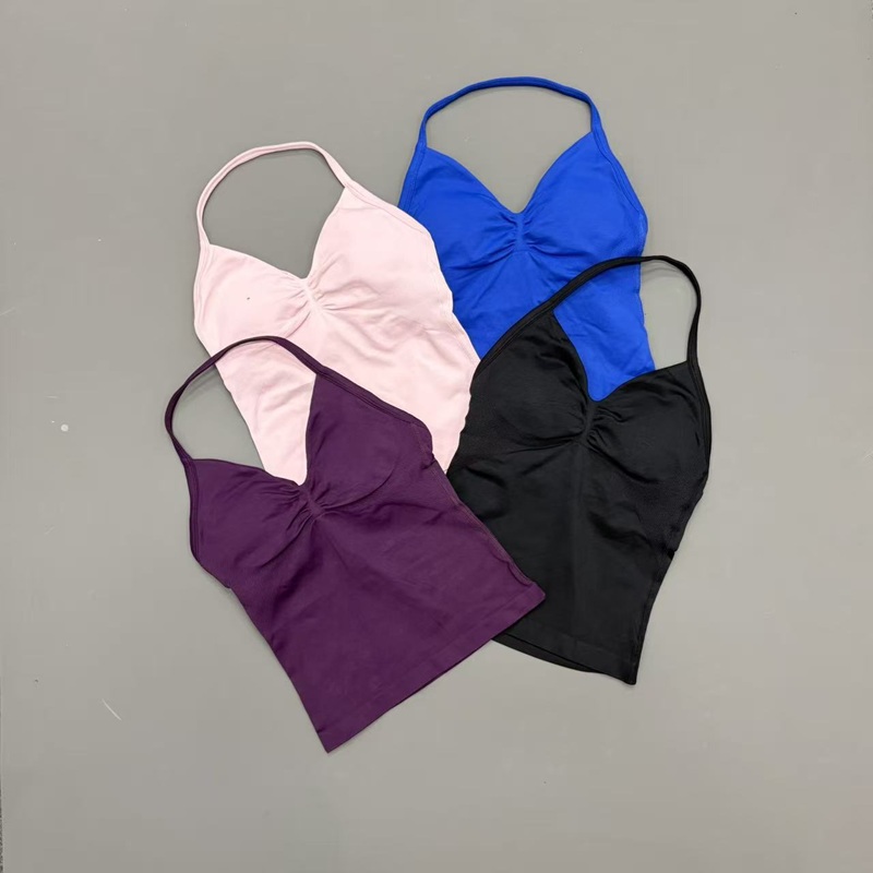Gym Women Sports Tank Top Seam - Yoga Fitness Matte 评论和价格