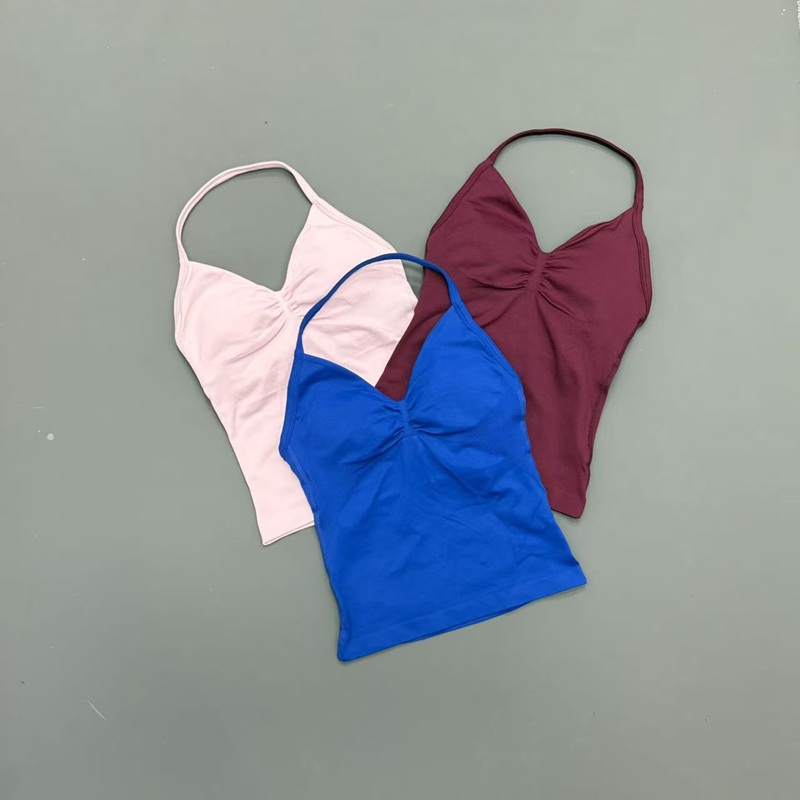 Gym Women Sports Tank Top Seam - Yoga Fitness Matte 评论和价格