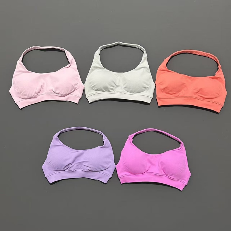 No Logo Sports Bra Women Seaml - Yoga Fitness Logo 评论和价格