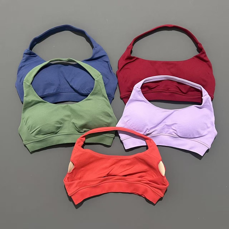 No Logo Sports Bra Women Seaml - Yoga Fitness Logo 评论和价格