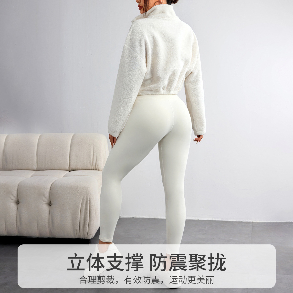 New Autumn and Winter Solid Co - Yoga Fitness Hoodie 评论和价格