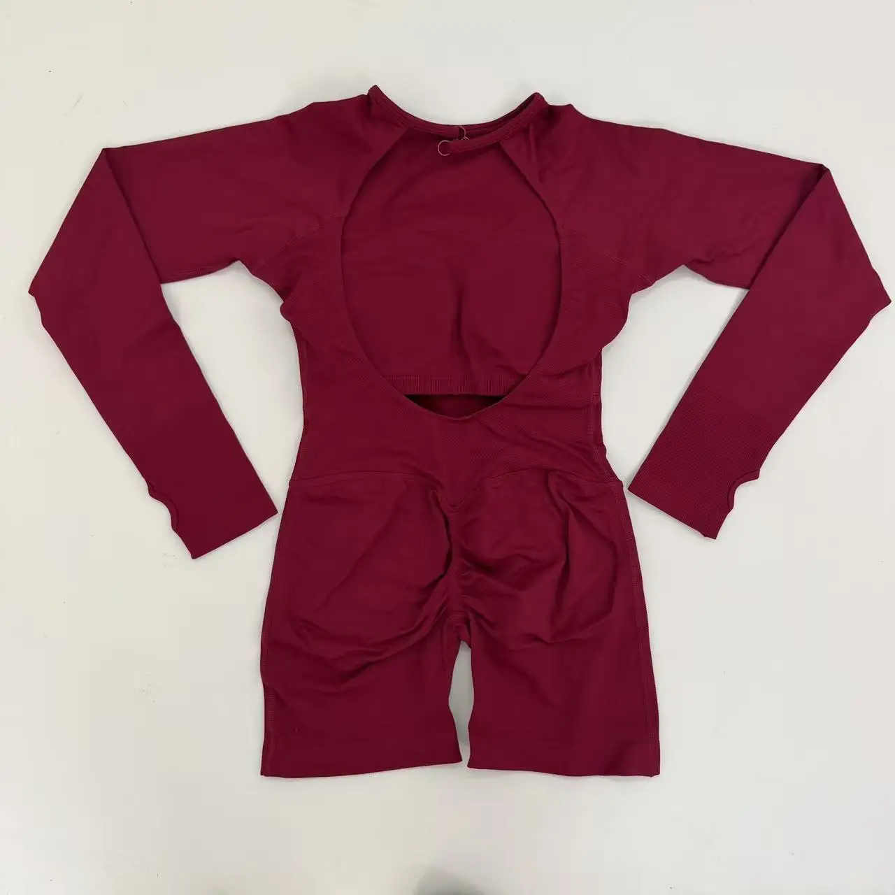 Long Sleeve Quick Dry Yoga Jum - Yoga Fitness Jumpsuit 评论和价格