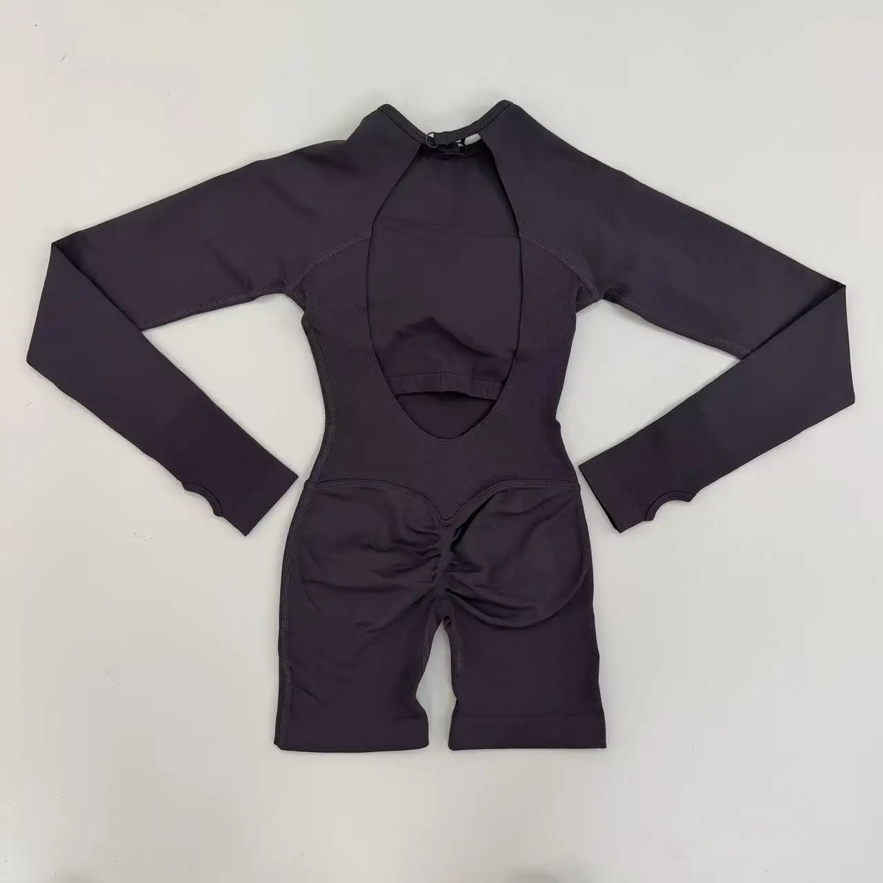 Long Sleeve Quick Dry Yoga Jum - Yoga Fitness Jumpsuit 评论和价格