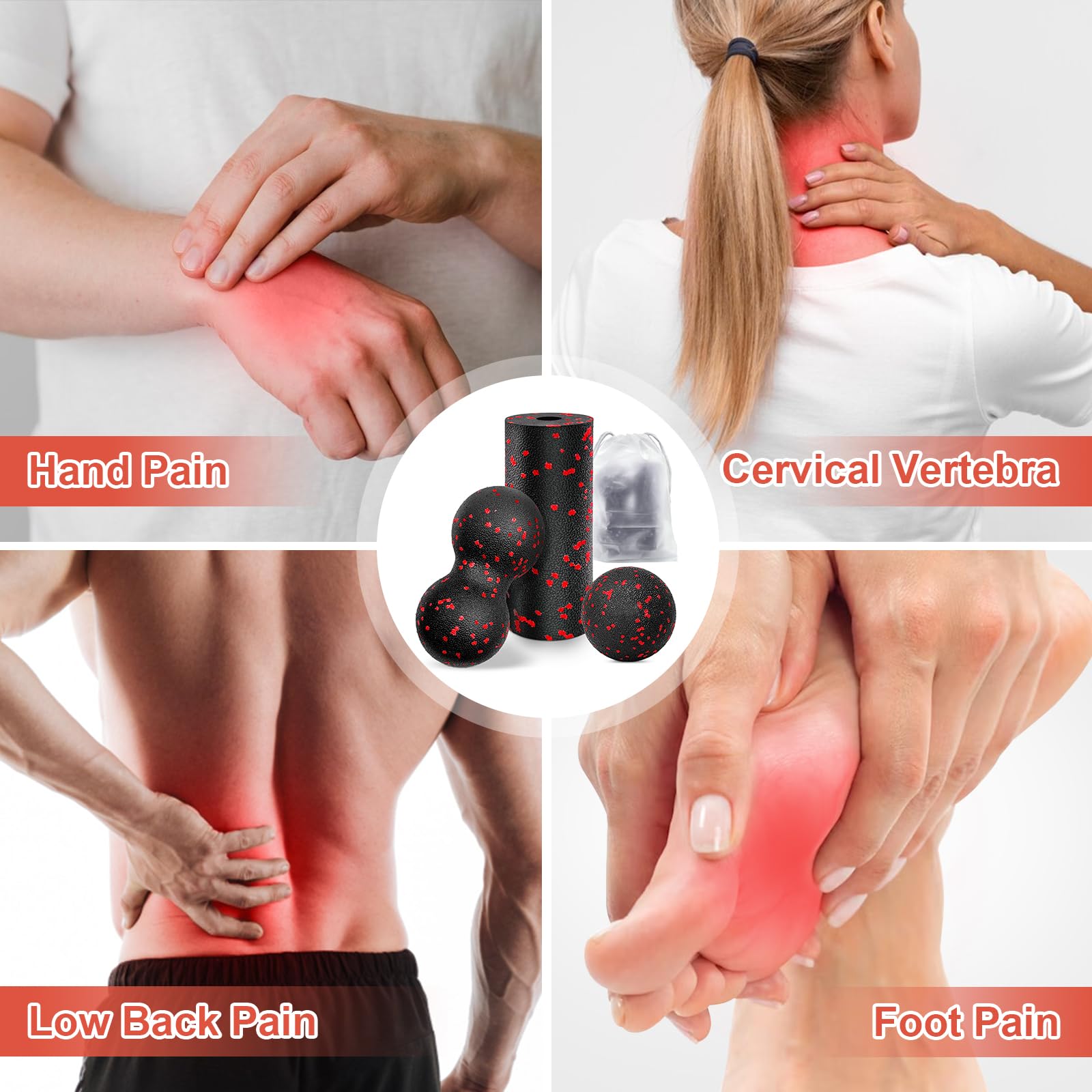 Hollow Yoga Roller Massage Pea - Yoga Fitness Ball 评论和价格
