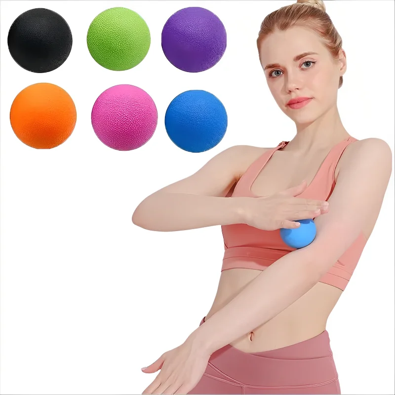 TPE 6CM Fascia Ball Deep Tissu - Yoga Fitness Ball 评论和价格