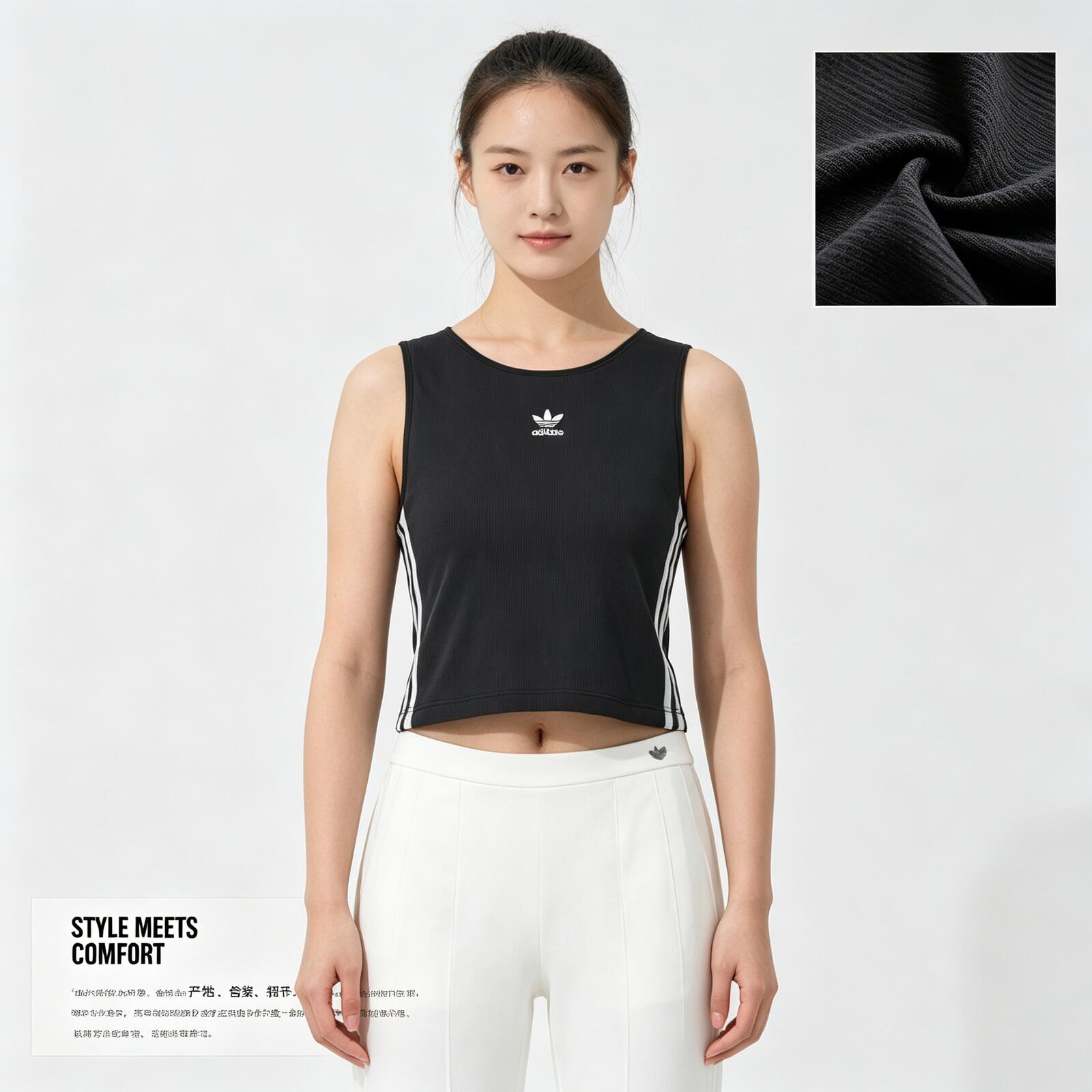 New AdidasTrefoil Women's Spor - Yoga Fitness For Men 评论和价格