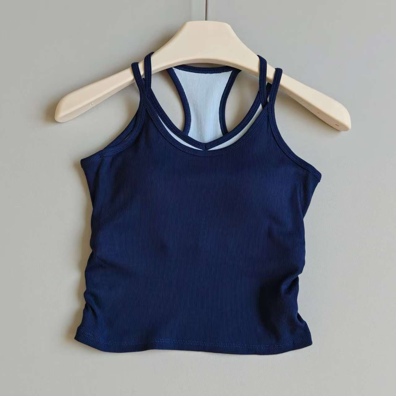 Contrast Color Yoga Vest for W - Yoga Fitness Matte 评论和价格
