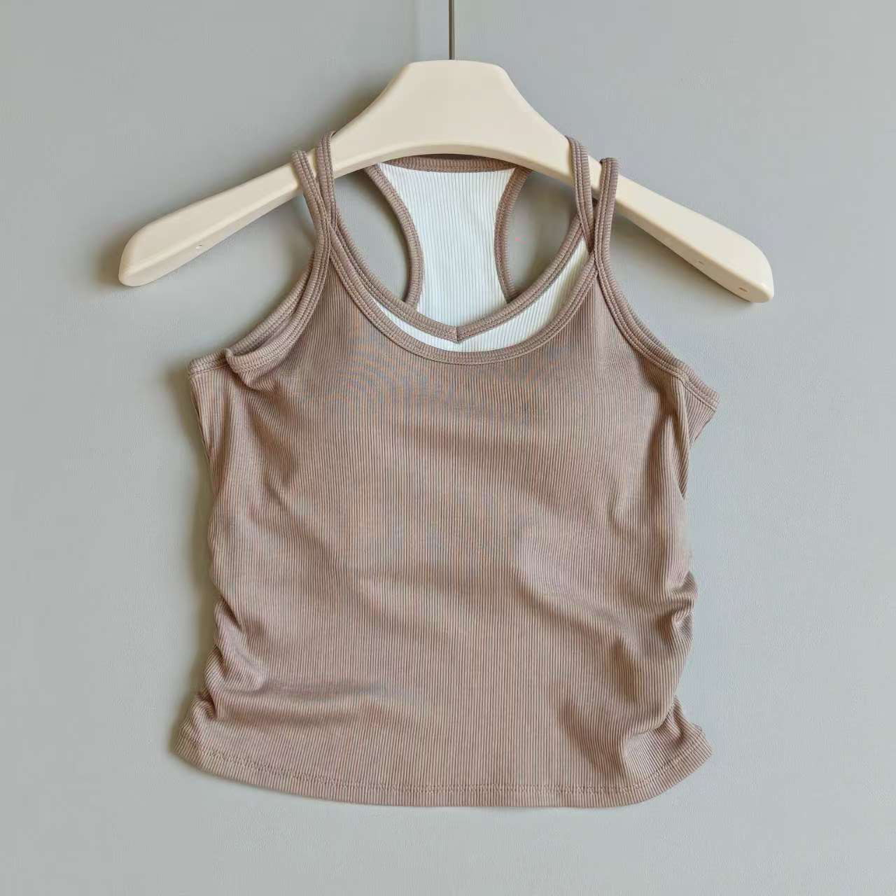 Contrast Color Yoga Vest for W - Yoga Fitness Matte 评论和价格