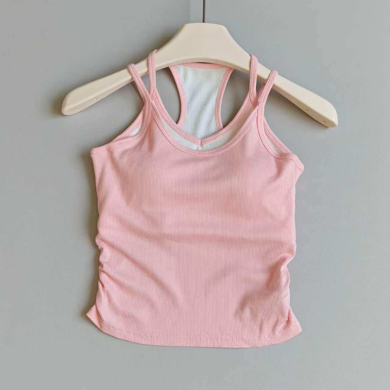 Contrast Color Yoga Vest for W - Yoga Fitness Matte 评论和价格