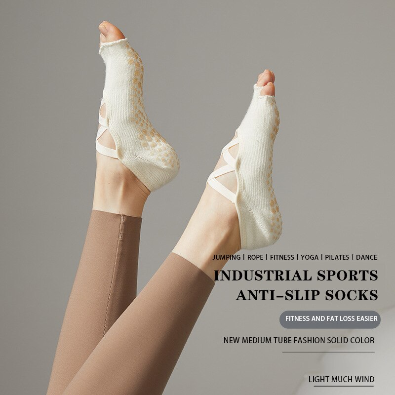 Ladies Yoga Socks Non Slip Gri - Yoga Fitness For Men 评论和价格