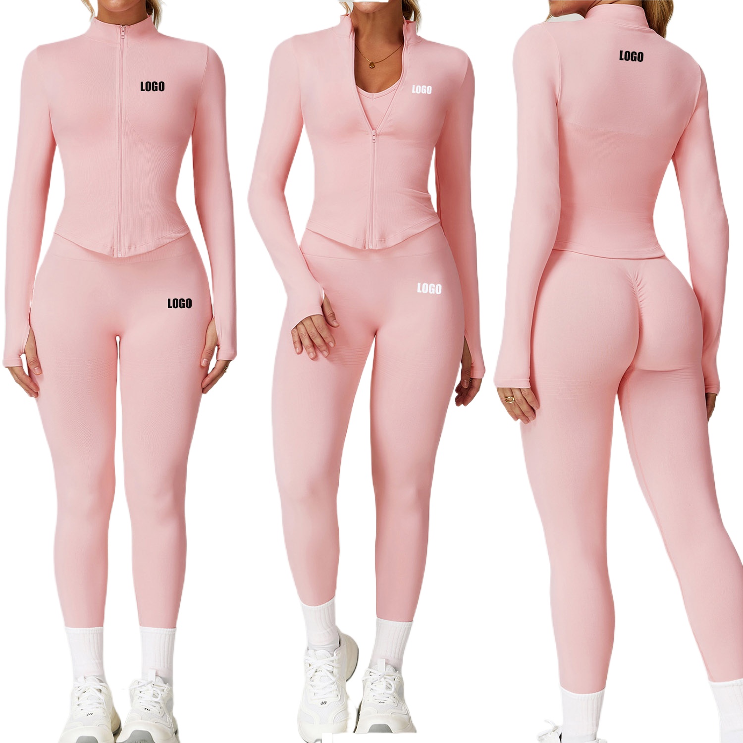 Custom LOGO women's seamless y - Yoga Fitness Logo 评论和价格