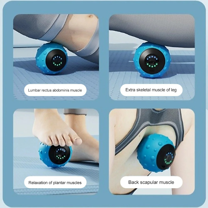 Particle Texture Electric Vibr - Yoga Fitness Ball 评论和价格