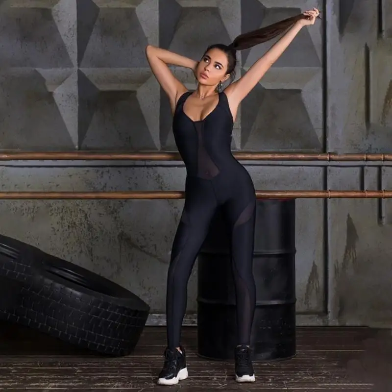 Oshoplive Women's Black Bodyco - Yoga Fitness Jumpsuit 评论和价格