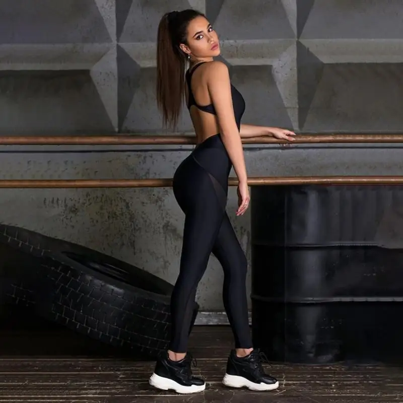 Oshoplive Women's Black Bodyco - Yoga Fitness Jumpsuit 评论和价格
