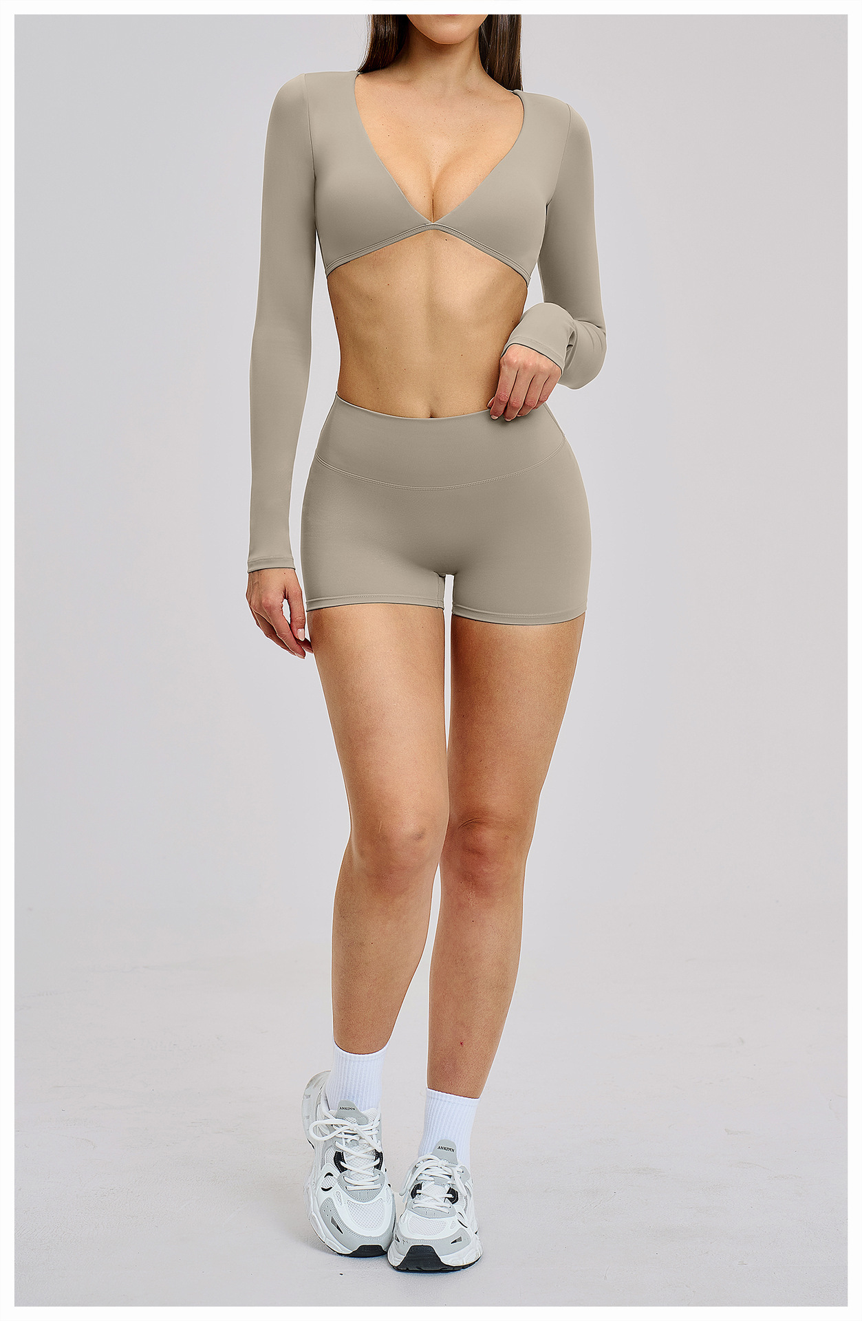 Sexy V-Neck Beautiful Back Hig - Yoga Fitness For Men 评论和价格