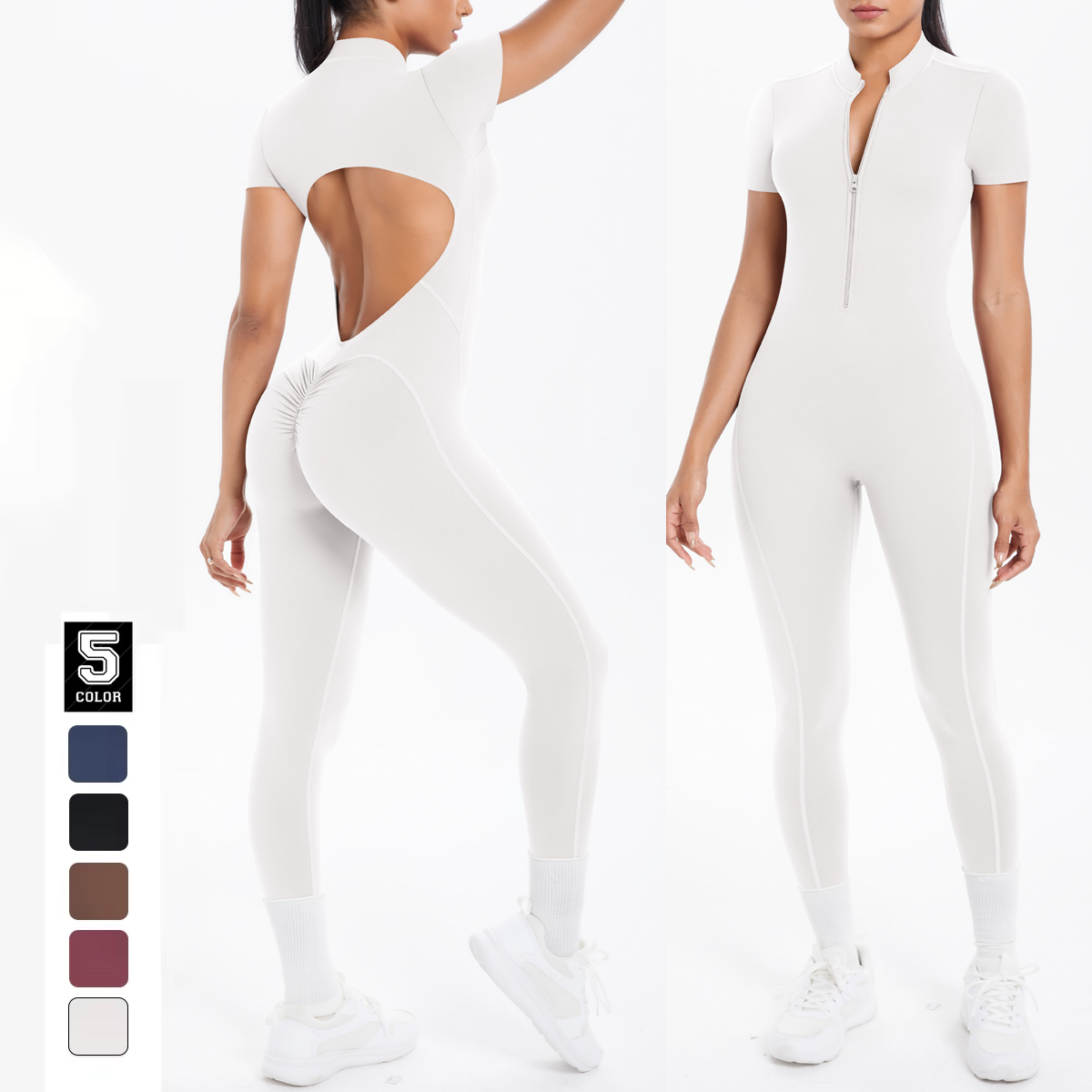 Yoga Set Women Jumpsuits One-P - Yoga Fitness Jumpsuit 评论和价格