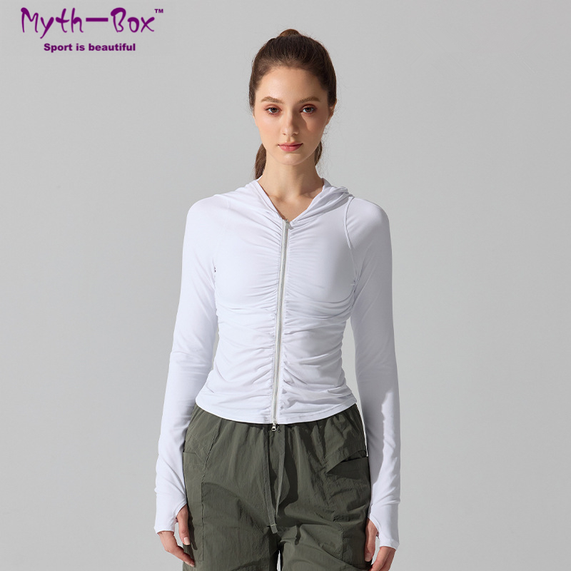 Autumn Women Yoga Jackets Thin - Yoga Fitness Hoodie 评论和价格