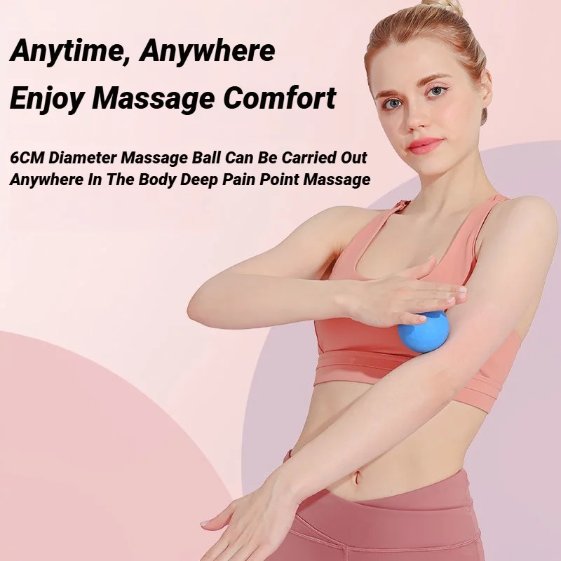 TPE 6CM Fascia Ball Deep Tissu - Yoga Fitness Ball 评论和价格