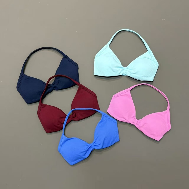 Women Halter Sports Bra V-Neck - Yoga Fitness Matte 评论和价格