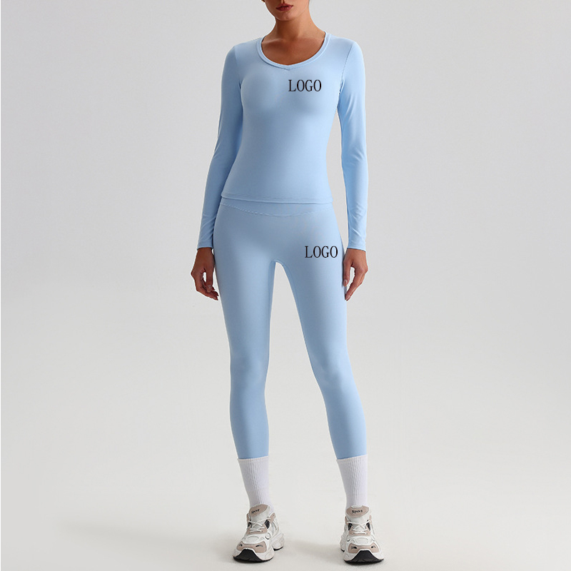 Yoga Set T-Shirt Leggings Clot - Yoga Fitness Logo 评论和价格