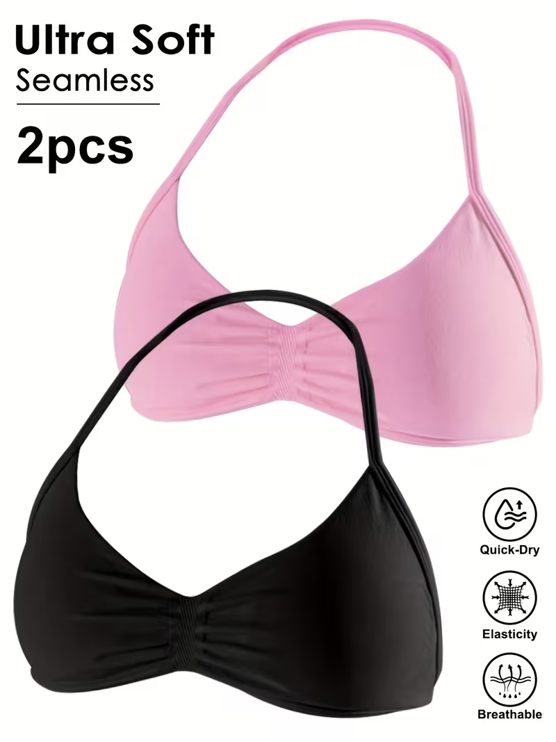 2pcs Seamless Sexy Open Back G - Yoga Fitness Matte 评论和价格