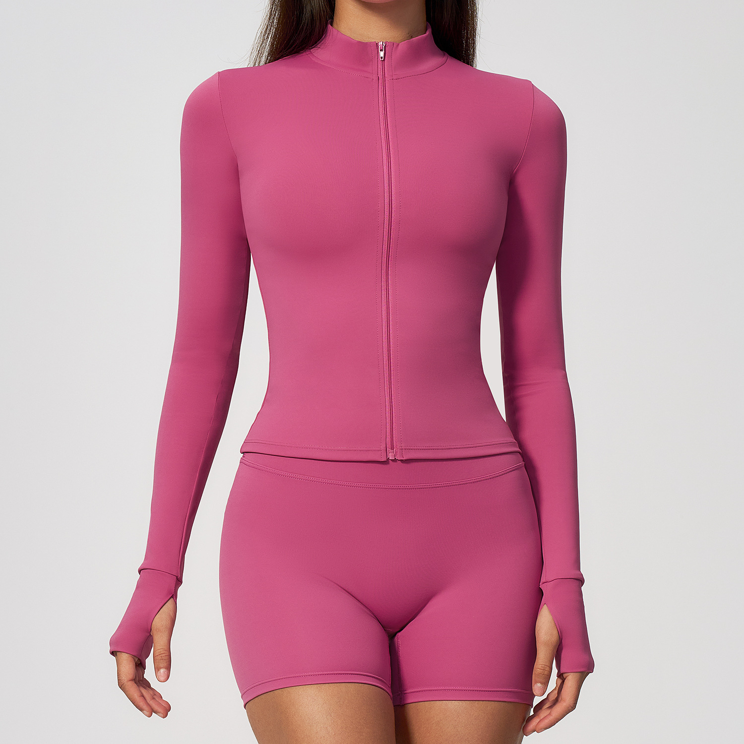 Women Zip Fitness Yoga Shirt L - Fitness Yoga Only For Women 评论和价格