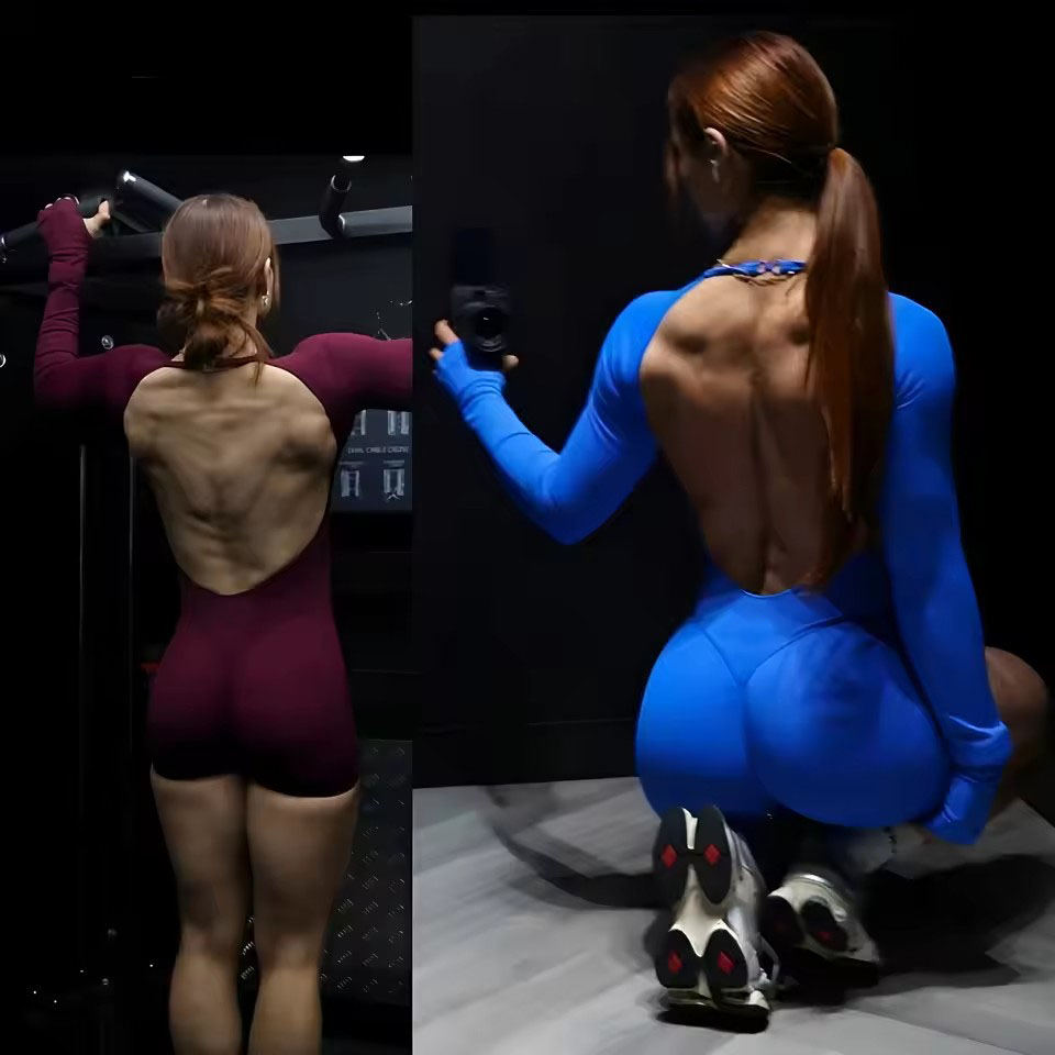 DLOGO Impact long-sleeved jump - Yoga Fitness Jumpsuit 评论和价格