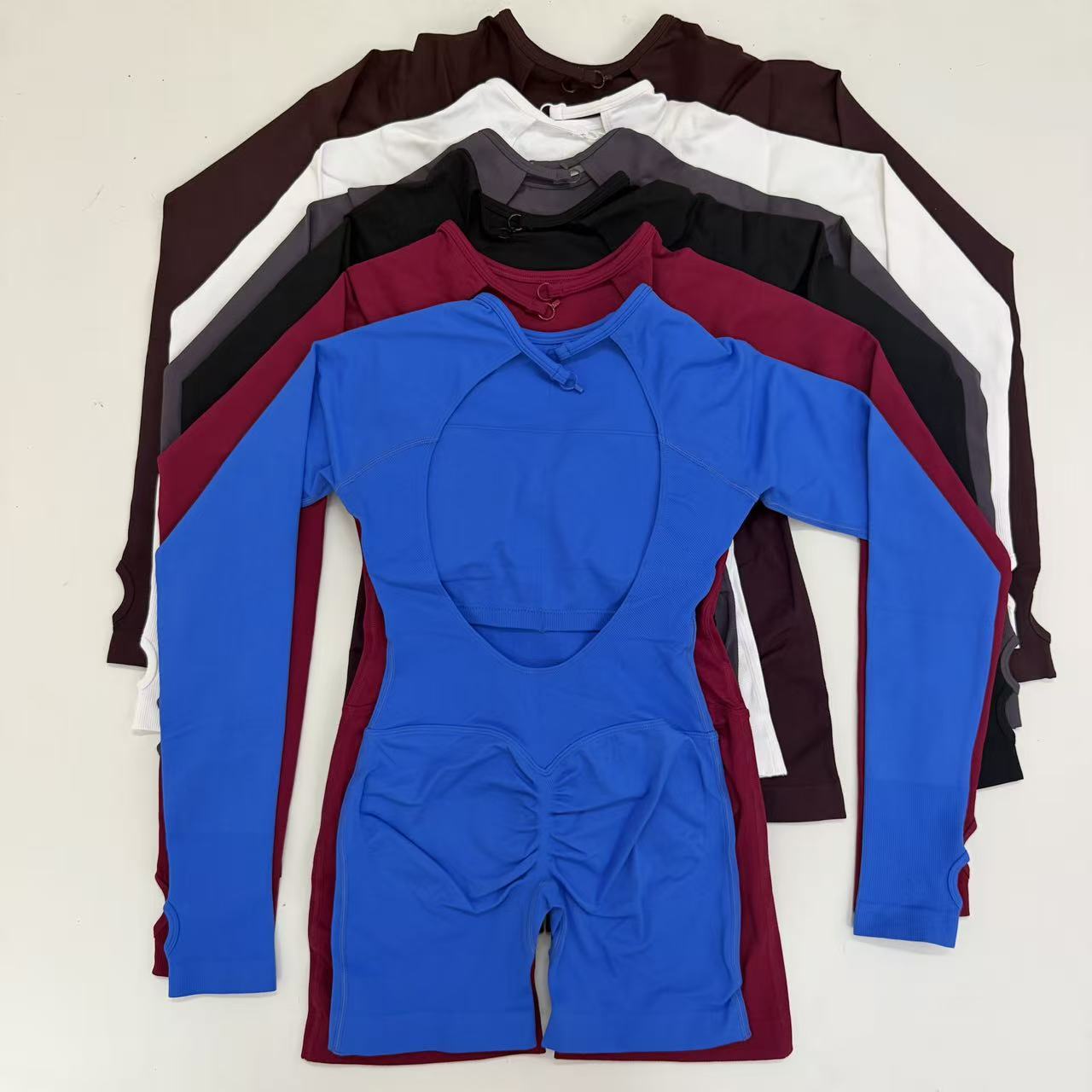 Du Jia Long Sleeve One Piece G - Yoga Fitness Jumpsuit 评论和价格