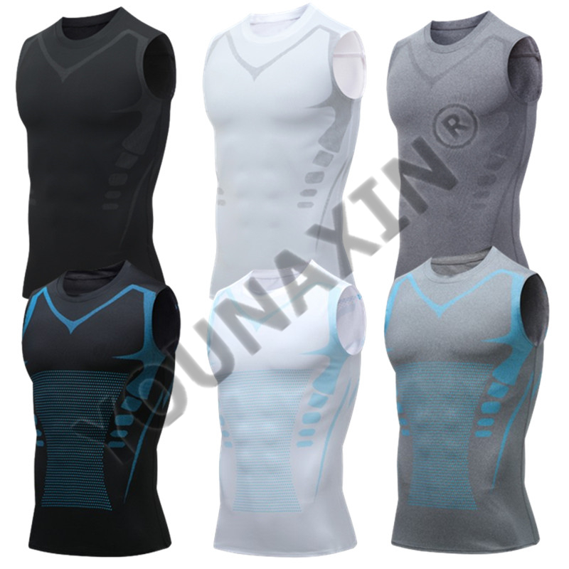 3 Pieces Men's Sleeveless T-Sh - Yoga Fitness For Men 评论和价格