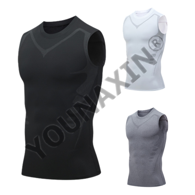 3 Pieces Men's Sleeveless T-Sh - Yoga Fitness For Men 评论和价格